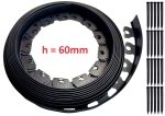  SMART 60mm obrzeże trawnikowe w rolce 10m + 20szt kotwy